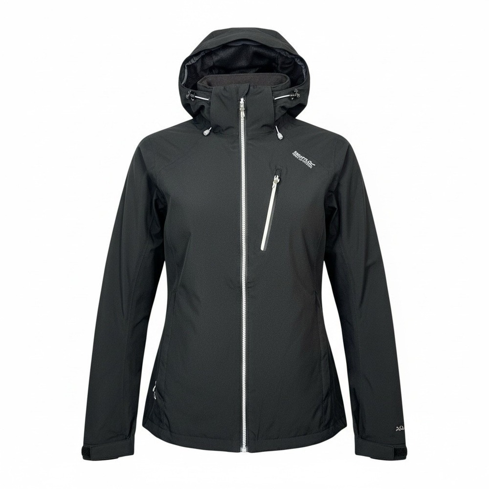 Regatta Birchdale Waterproof Jacket Coat Black Hooded Isotex 10000 US L